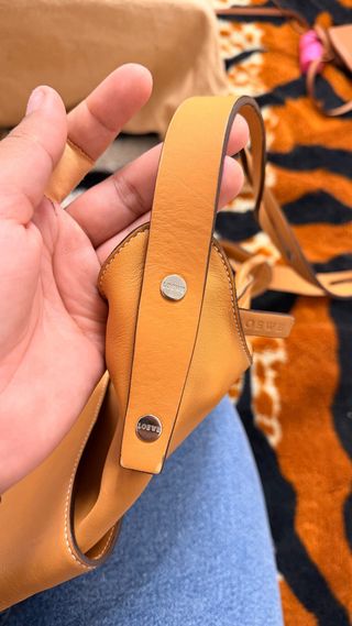 Bolso Loewe Vintage beige anaranjado