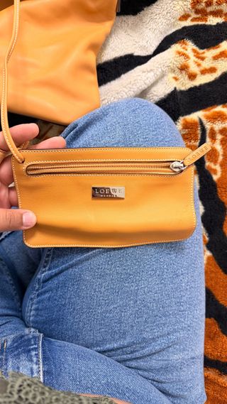 Bolso Loewe Vintage beige anaranjado