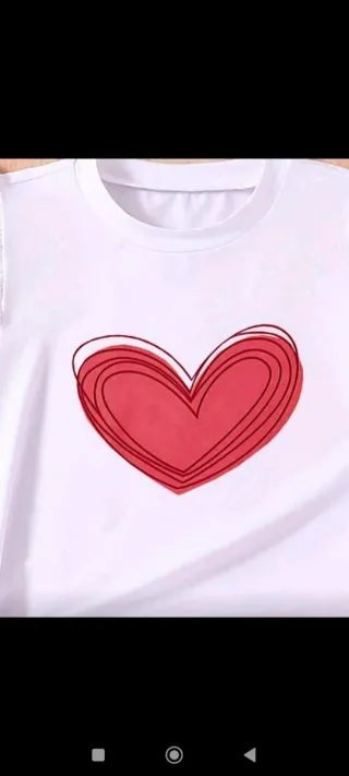 Conjunto niña corazón 5-8 años