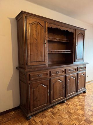 Aparador Castellano Madera Maciza con Alzada