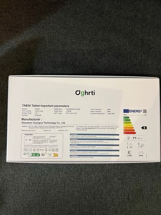 Tablet Dghrti Tab30 10.1 128GB ROM