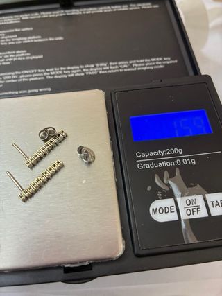 Pendientes Oro 18k Diamantes Naturales 0.60 Ct