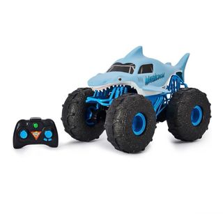 Coche radiocontrol tiburón monster truck