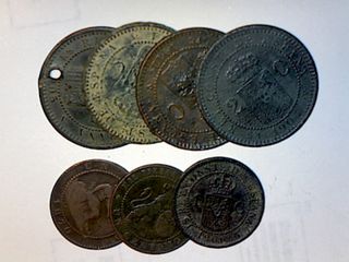 Lote 35 monedas antiguas