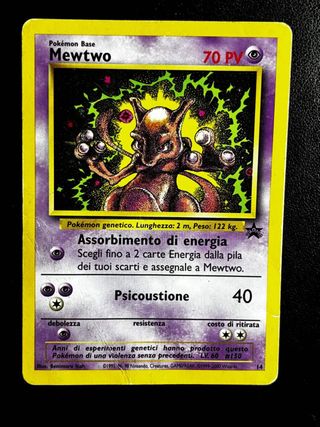 Carte Pokemon Mewtwo (2 pezzi)