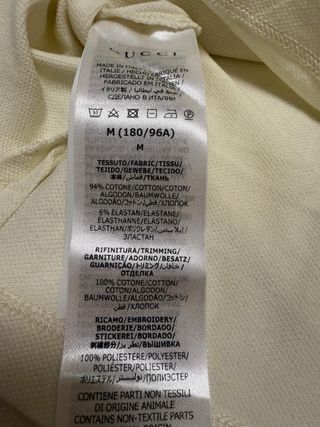 Camiseta Gucci Shiba Inu Blanca