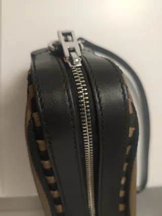 Bolso Bimba y Lola Rayas Marrón y Negro