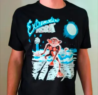 CAMISETA NEGRA - EXTREMODURO / PEDRÁ - TALLA XL