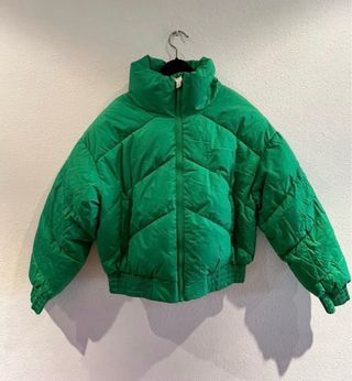 Chaqueta Puffer Verde Talla S