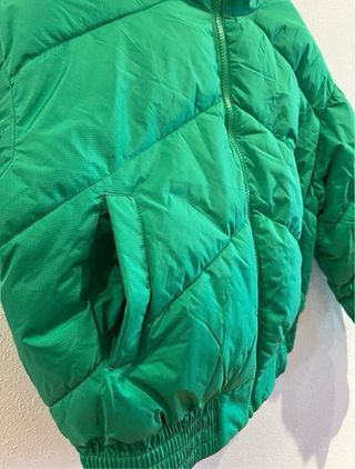 Chaqueta Puffer Verde Talla S