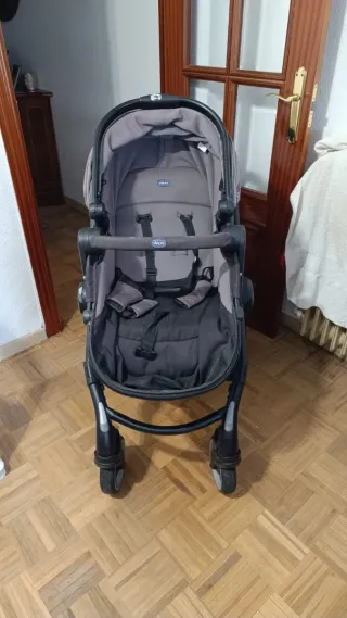 Coche Gemelar + 1 trona + 2 hamacas