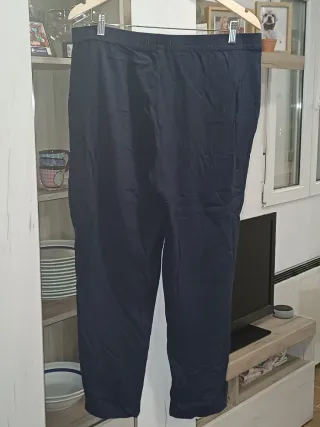 Pantalón Venca cintura elástica azul