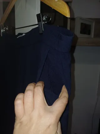 Pantalón Venca cintura elástica azul