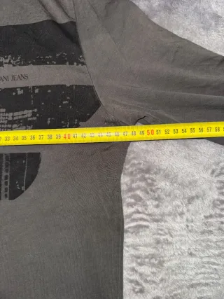 Camiseta Larga Classic Retro ARMANI JEANS gris L