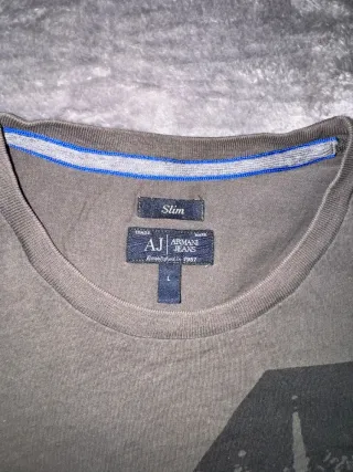 Camiseta Larga Classic Retro ARMANI JEANS gris L