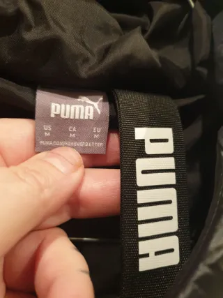 Abrigo plumífero acolchado Puma negro no ofertas