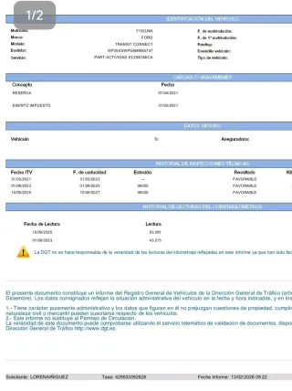 Ford Transit Connect 2021 Acabado ACTIVE