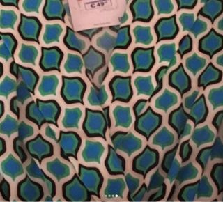 Vestido corto Zara estampado