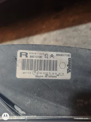 Faro derecho de Citroën Xsara
