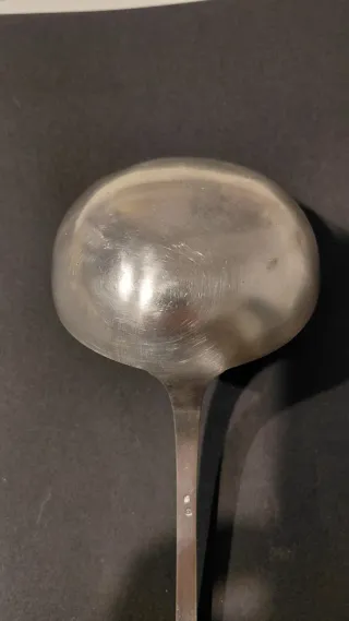 Mestolo antico placcato argento