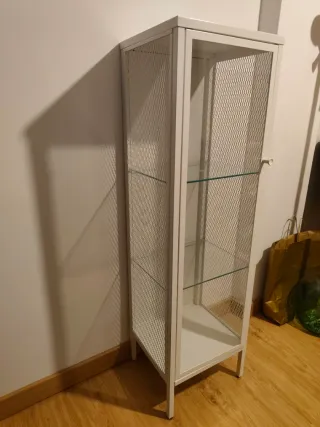 Vitrina expositora cristal y metal