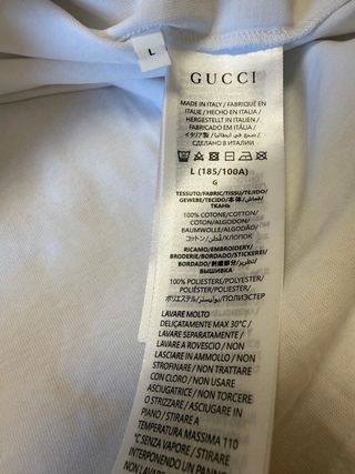 Camiseta Gucci Blanca con Logo GG