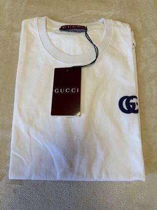 Camiseta Gucci Blanca con Logo GG