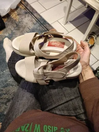 Sandalias Pradillo Beige Mujer Talla Especial