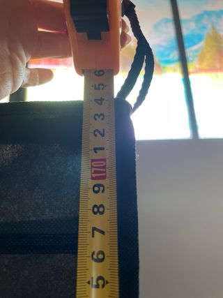 Armario de tela negro y gris