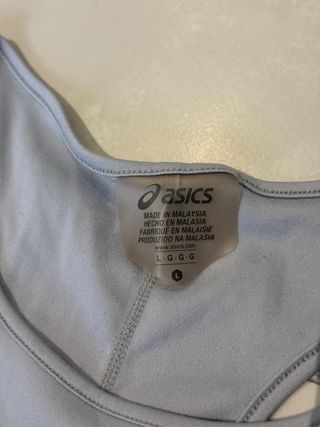 Camiseta running Asics gris mujer Talla L