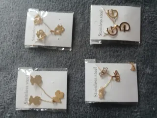 Conjunto collar y pendientes acero inoxidable