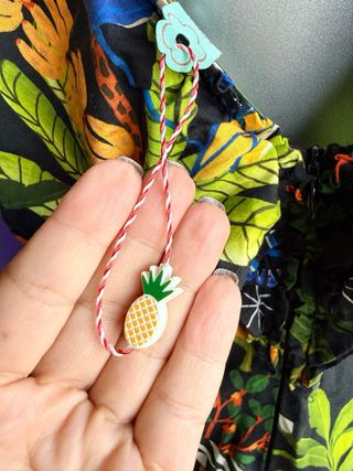 Vestido FarmRio Talla L Estampado Tropical