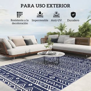 Alfombra Exterior Reversible 182x274 cm