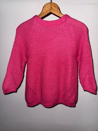 Jersey Zara Knit Rosa Talla M