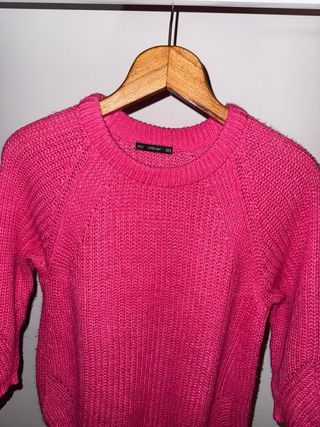 Jersey Zara Knit Rosa Talla M