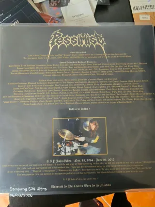 Pessimist - Slaughtering the Faithful Vinil