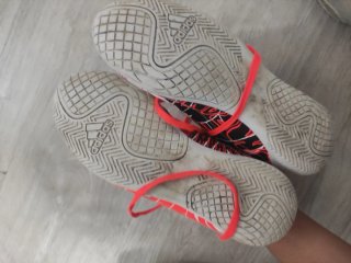 Adidas Futbol Sala Blancas y Rojas