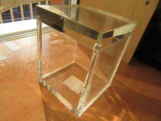 Caja cubo Metacrilato Transparente