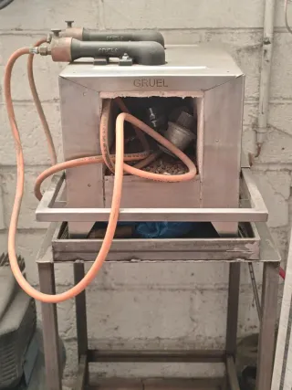 Forja de gas con 2 toberas