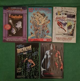 Cinque fumetti in spagnolo di Spider-man