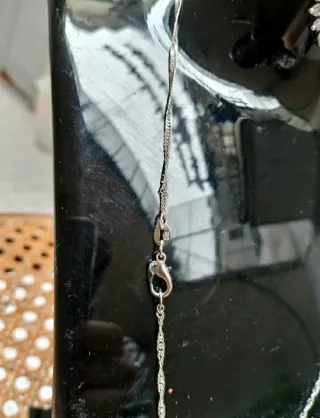 Set gioielli cuore blu argento