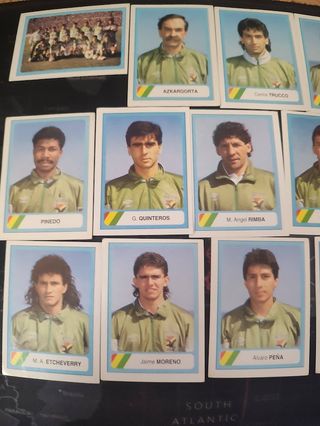 Cromos Bolivia Mundial 94 17/19
