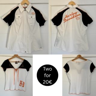 2 Camisetas Harley Davidson Talla M