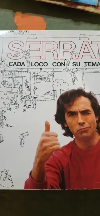 Vinilo Serrat - Cada Loco Con Su Tema