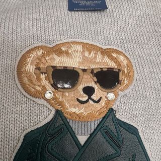 Jersey Polo Ralph Lauren Oso Gris talla M