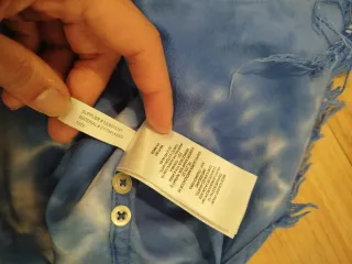 Camisa Top Polo Ralph Lauren estilo desgarrada