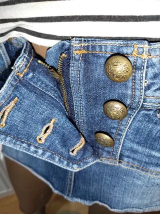 Minifalda vaquera azul