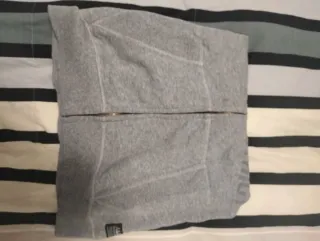 Felpa uomo con zip grigia