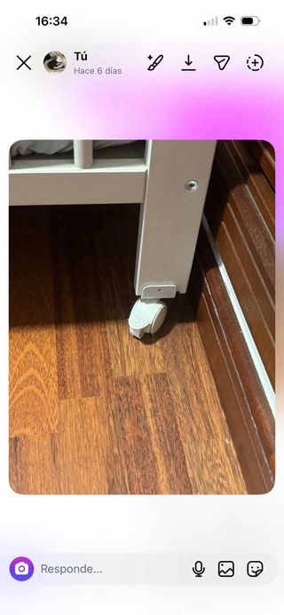 Cuna IKEA Gulliver + Colchón + Ruedas