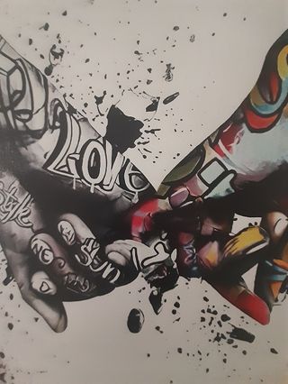 3 Posters Lienzo Love Tattoos